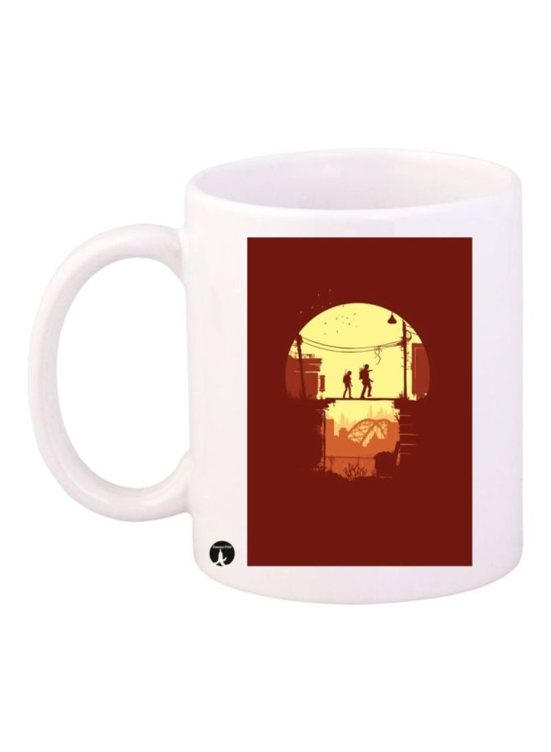 RKN The Last Of Us Video Game Printed Mug Brown/Yellow Standard Size