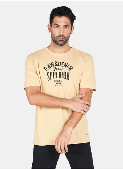 DRIP Graphic Printed Crew Neck T-Shirt