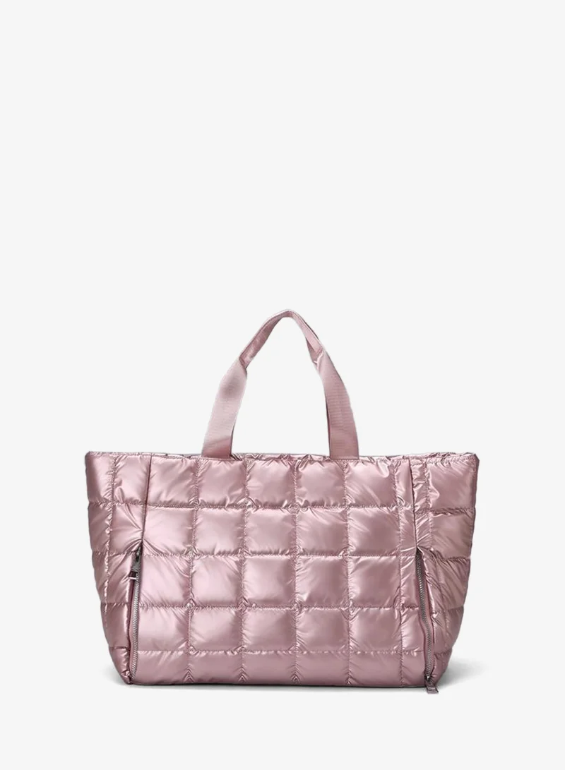 Svl Luna Quilted Puffer Tote Bag for Padel & Yoga with Yoga Mat Compartment