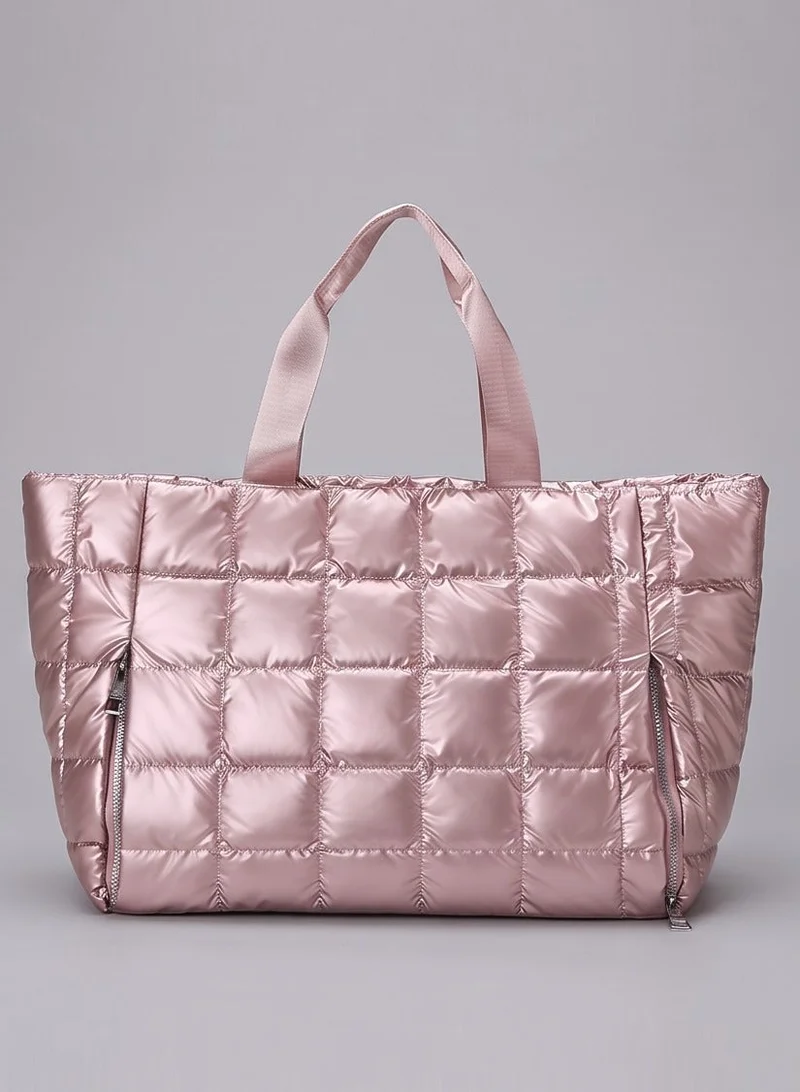 Svl Luna Quilted Puffer Tote Bag for Padel & Yoga with Yoga Mat Compartment