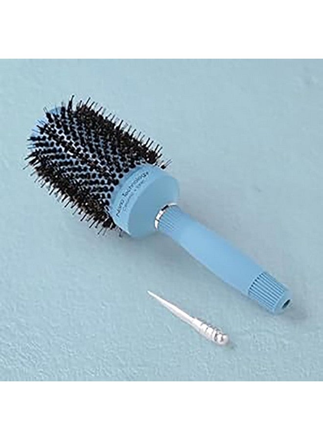 Hearts Hair Brush | Bristles Brush | Hair Brush With Paddle | Sharp Hair Brush For Woman | Suitable For All Hair Types | Curling Round Brush | Tgx525 | Sky Blue - Image 2