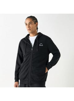 Kappa Kappa Solid Zip Through Hoodie with Long Sleeves and Pockets  - Image 1