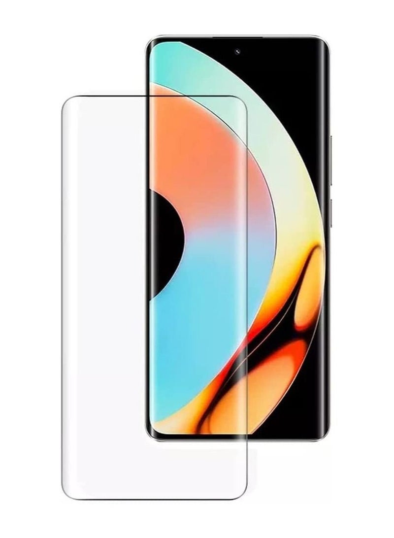 Compatible with Realme 10 Pro+ Screen Protector UV, Clear Curved Edge Tempered Glass for Realme 10 Pro Plus Clear (UV Screen Protector) - Image 1