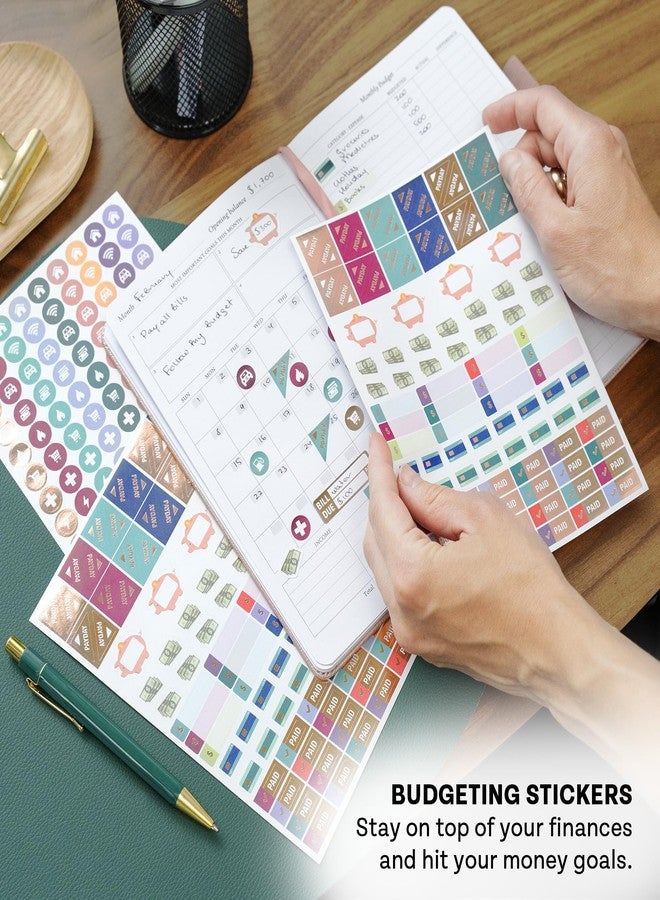 Legend Planner مجموعة ملصقات قيمة لمخطط ليجند - أكثر من 1700 ملصق صغير للمذكرات والتقويم - ملصقات جمالية، ملهمة، موسمية، للتواريخ، والشهور، والعطلات، وقوائم المهام، والميزانية - إكسسوارات - Image 5