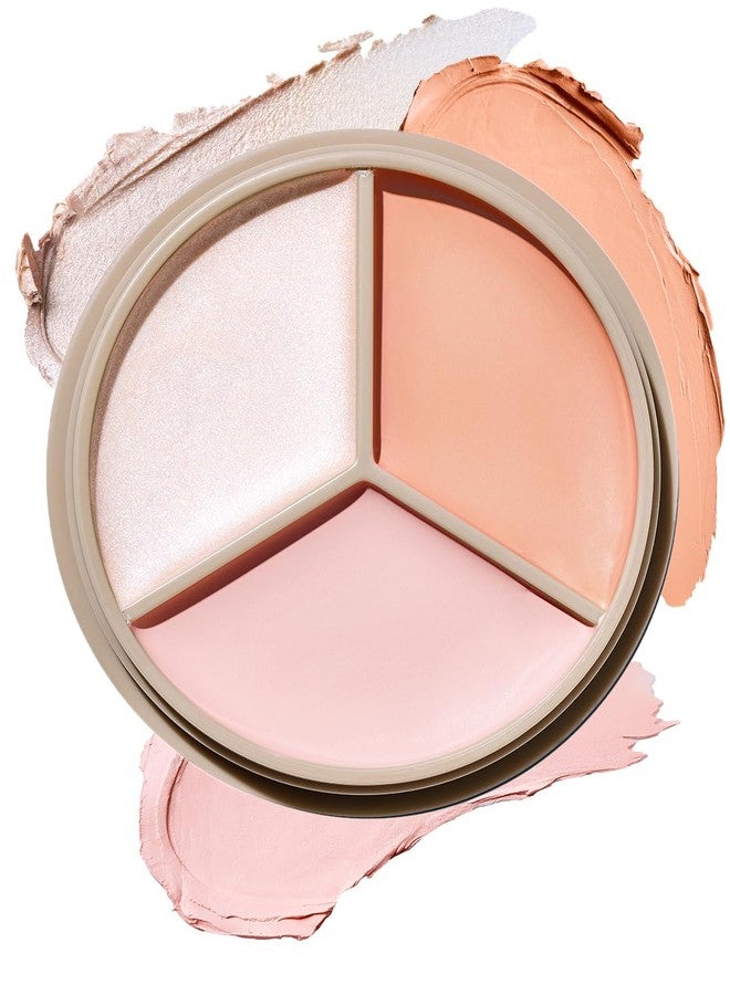 THESAEM Cover Perfection Triple Pot Concealer 05 Dark Up Beige - for Fair to Light Skin Tone - Dark Circle Corrector, Brightener, Shimmer Highlighter - Radiant Glow Skin for Flawless Finish - Image 1