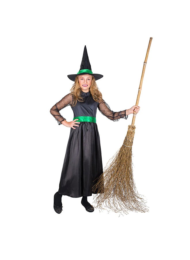 RUBIE'S Witch Long Dress Child Costumes-84525-S-3-4Y-Black - Image 1