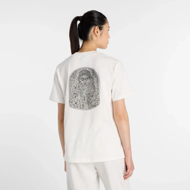 New Balance Sea Salt Lace Icon T-Shirt for Women | Best Price UAE
