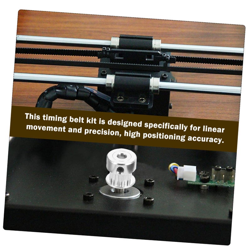 مجموعة سير التوقيت مع مفتاح عجلة البكرة للطابعة وآلة CNC لنقل دقيق - Image 5