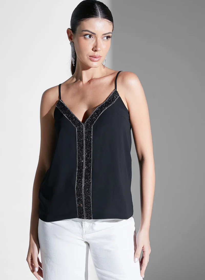 Ella Limited Edition Shimmer Trim Cami