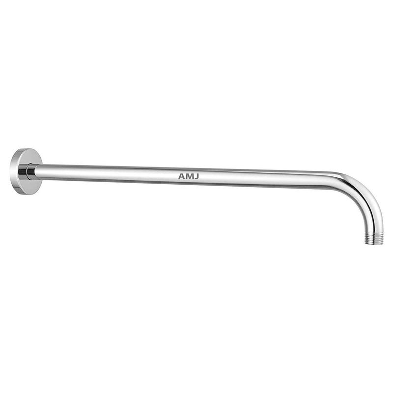 AMJ ® Heavy Premium Stainless Steel Round Shower Arm with Wall Flange (24inch) - Image 3