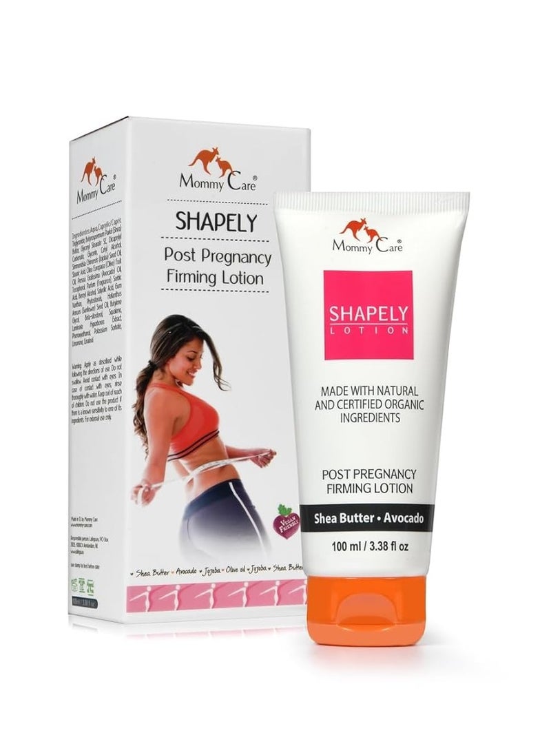 MOMMY CARE - Mommy Care Shapely Post Pregnancy Firming Lotion With Laminaria and vitamin E Postpartum Belly Firming Cream Tummy Tightening for After Pregnancy Certified Organic (1 Bottle 3.38 fl.oz) - Image 1