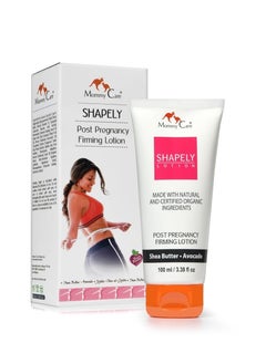 Mommy Care Shapely Post Pregnancy Firming Lotion With Laminaria and vitamin E Postpartum Belly Firming Cream Tummy Tightening for After Pregnancy Certified Organic (1 Bottle 3.38 fl.oz)
