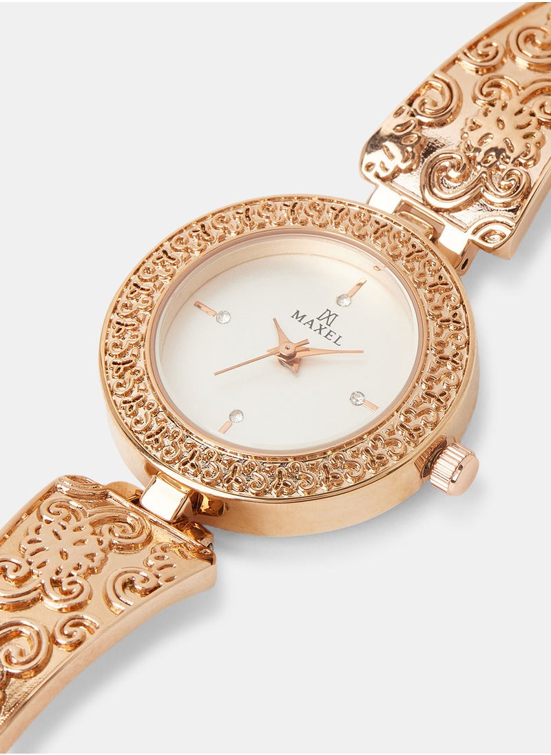 Maxel - Women's Embellished Analog Wrist Watches MX57 - 28mm - Image 1