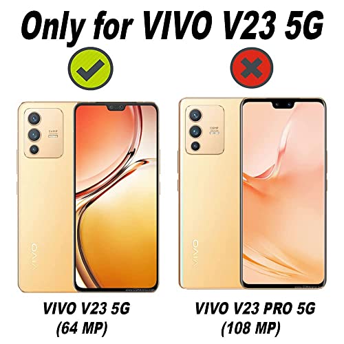 REALCASE Vivo V23 5G Back Cover Case | Stylish Frameless Matte Hard Back Skin | Soft TPU Shock Proof Bumper Back Cover for Vivo V23 5G (F-Blue) - Image 2