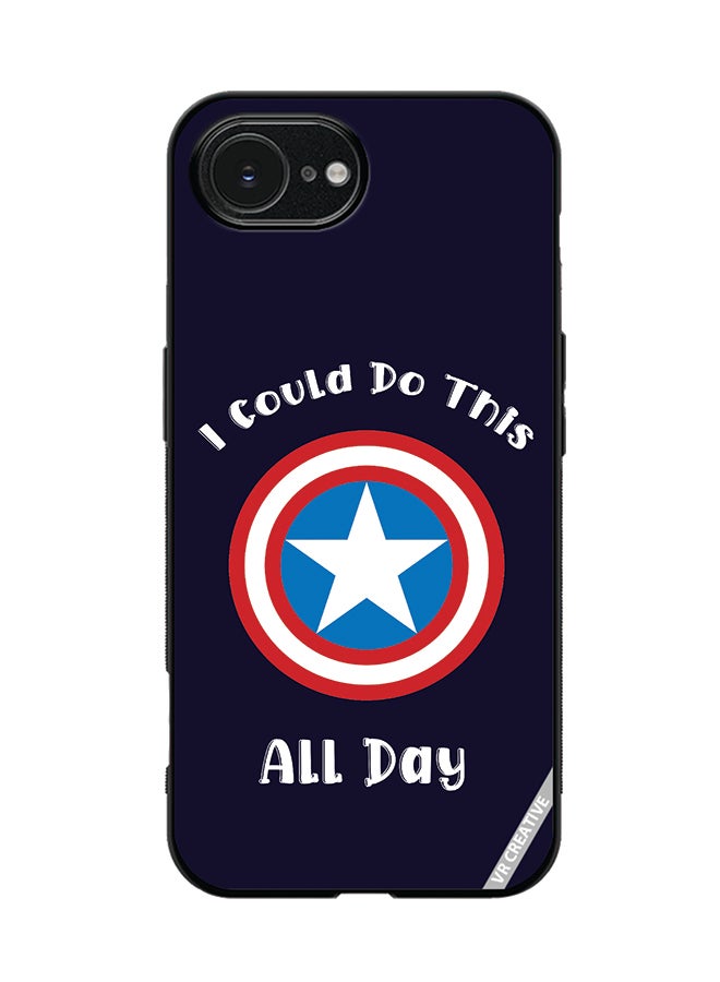 VR CREATIVE Protective Case Cover For Apple iPhone 16e Captain American Design Multicolour