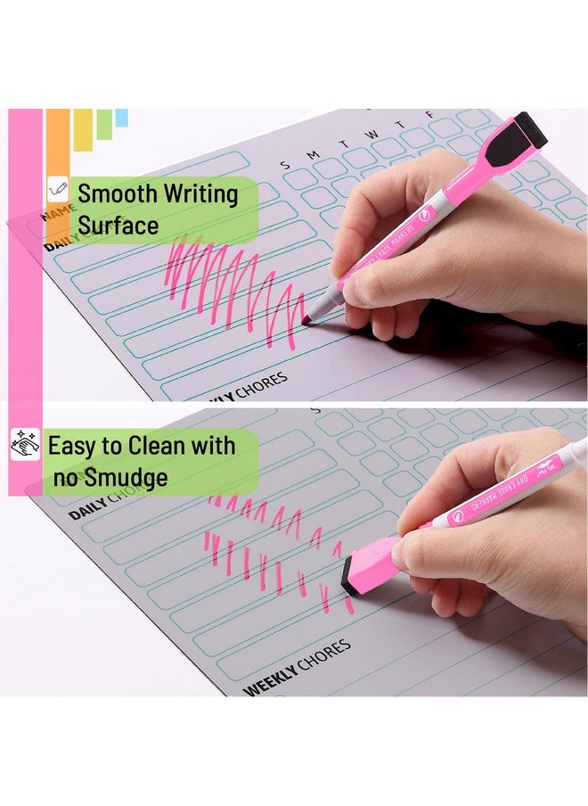 - Magnetic Dry Eraser Chore Chart For Multiple Kids, 2 Pack, Kids Chore Chart With 6 Eraser Cap Markers, Chore Board, Magnetic Chore Chart For Refrigerator, Dry Erase Chore Chart Magnetic
