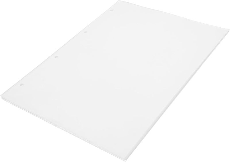 A4 4 Hole Plastic Binder Sheet Protectors 10 Pack Pp Document Filing Sleeves For Office School - Image 1