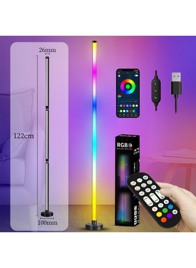 Splicing Floor Lamp Pickup Lamp Living Room Bedroom Electric Competition Atmosphere Lamp Led Table Lamp Table Lamps Table Lamps-Light Source Power:10W-Light Color:Round Bottom Single  - Image 1
