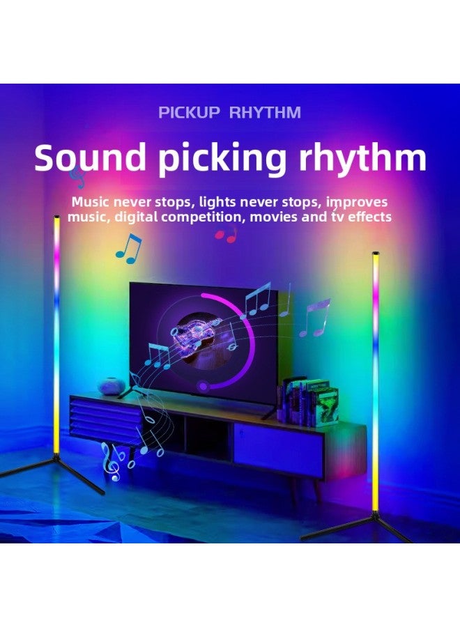 Splicing Floor Lamp Pickup Lamp Living Room Bedroom Electric Competition Atmosphere Lamp Led Table Lamp Table Lamps Table Lamps-Light Source Power:10W-Light Color:Round Bottom Single  - Image 3