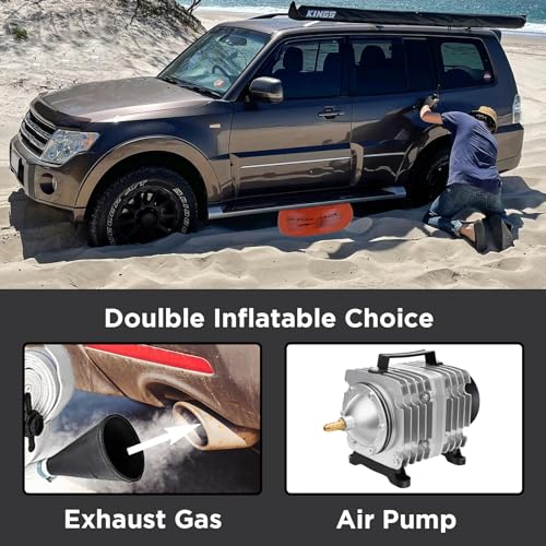 BotaBay 4 Ton OffRoad Exhaust Air Jack 8800lbs Lifting Capacity Inflatable Soft Jack 315inch Height Double Inflatable Systems for SUV Car Truck Rescue 1000 Denier Nylon Material with Carrying Bag - Image 3