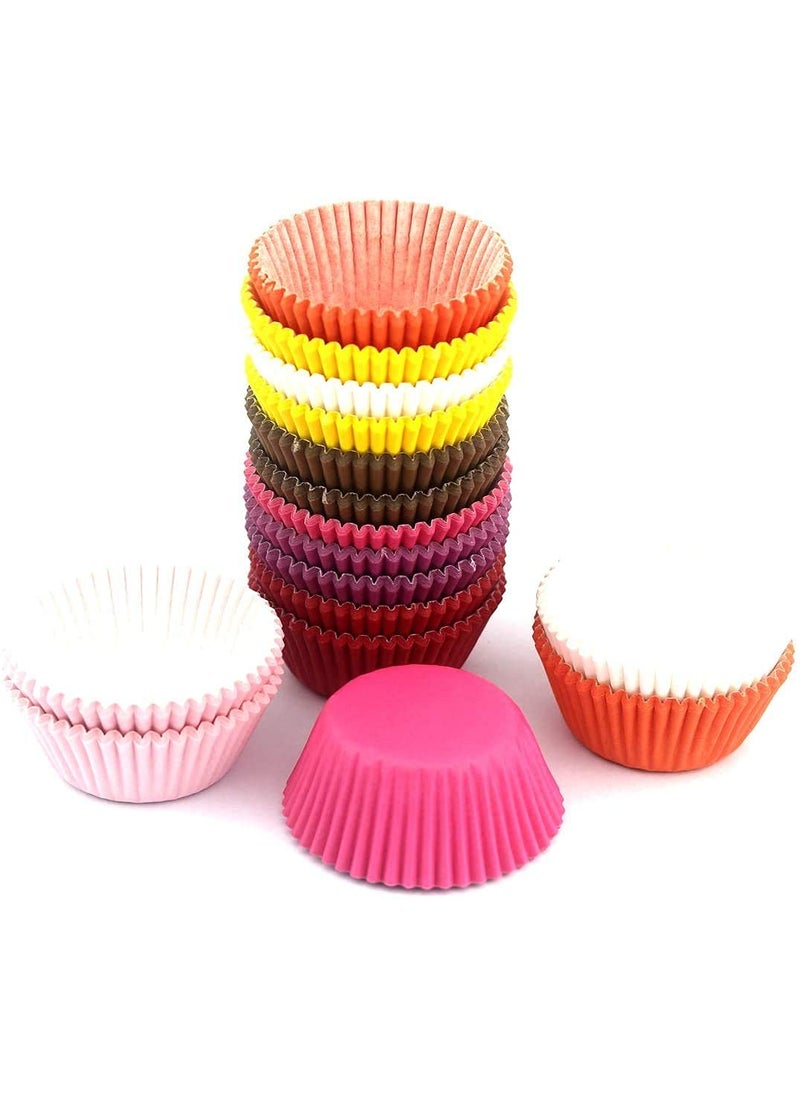 APOLLINE INDIA APOLLINE INDIA Disposable Baking Cups for Birthday Christmas Raksha Bandhan Multicolour 100pcs  - Image 3