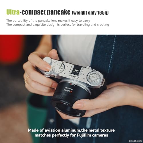AstrHori AF 27mm F2.8 Auto Focus APS-C Large Aperture Prime Lens Ultra-Compact Pancake Lens for Fuji X Mount Mirrorless Camera X-H,X-T,X-S,X-PRO,X-E,X-A,X-H1,X-H2,X-H2S,X-T5,X-T4,X-T3,X-T50,X-T30 - Image 5