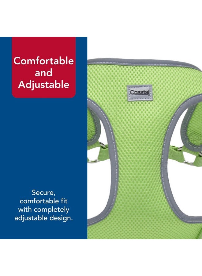 كوستال حزام كلب Coastal Pet Comfort Soft Reflective Wrap قابل للتعديل - حزام كلب لا يسحب للكلاب الصغيرة والكبيرة - لون أخضر ليموني - 5/8" x 16"-19" - Image 5