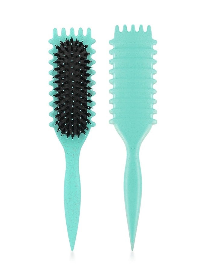Vrunshi Defining Brush - Premium Styling Brush with Nylon Pins | Curl Shaping Brush for Curly | Coily | Wavy Hair | Anti-Pull Hair Brush for Men | Women | Ideal for Combing | Straightening | Defining Curls - Image 1