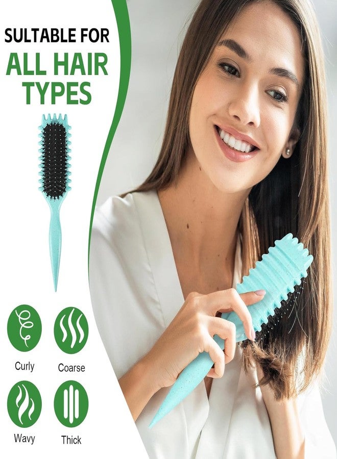 Vrunshi Defining Brush - Premium Styling Brush with Nylon Pins | Curl Shaping Brush for Curly | Coily | Wavy Hair | Anti-Pull Hair Brush for Men | Women | Ideal for Combing | Straightening | Defining Curls - Image 4