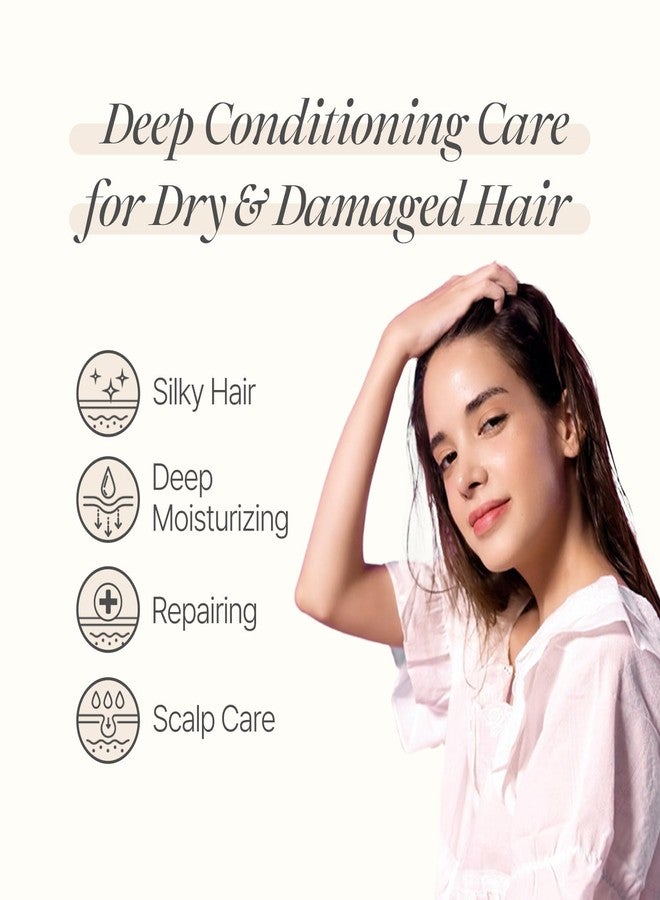 Koelf PETITFEE Rose Petal Satin Hair Mask - Intensive Nourishing & Repairing Cap Mask for Silky, Moisturizing Hair, Strengthens Scalp, Rose Essence Treatment (5ea) - Image 3