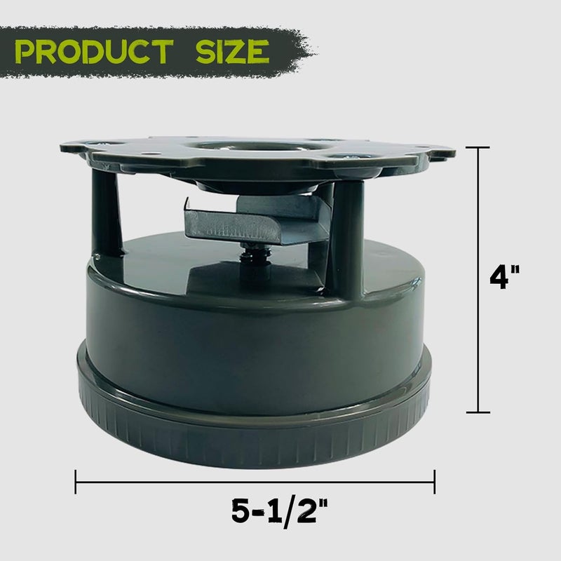 Highwild Deer Feeder Kit - Digital Timer - Metal Spin Plate - Easy Setup - All-in-ONE - Image 4