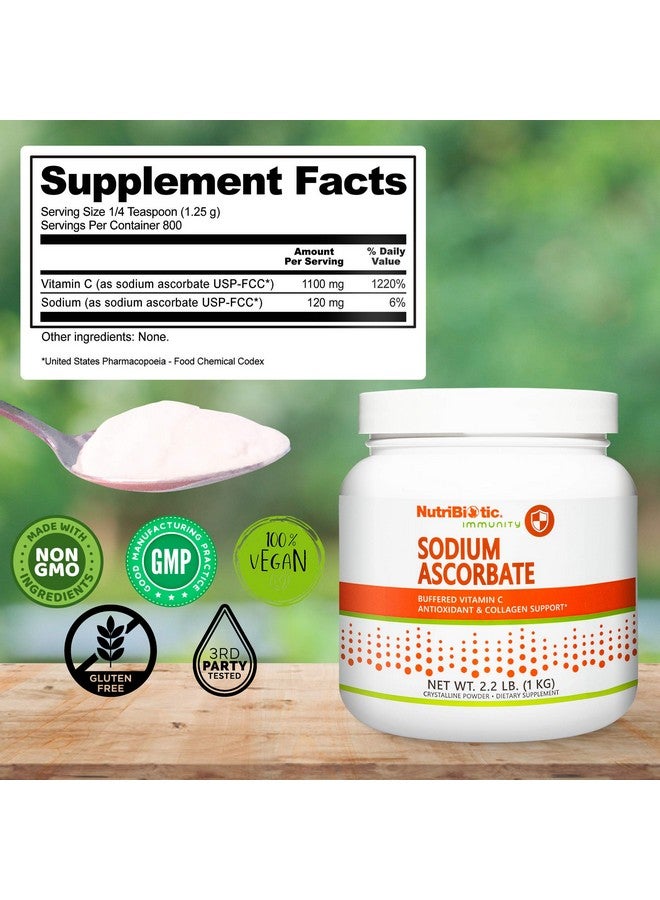 NutriBiotic - Sodium Ascorbate Buffered Vitamin C Powder, 2.2 Lb | Vegan, Non-Acidic & Easier on Digestion Than Ascorbic Acid | Essential Immune Support & Antioxidant Supplement | Gluten & GMO Free - Image 5