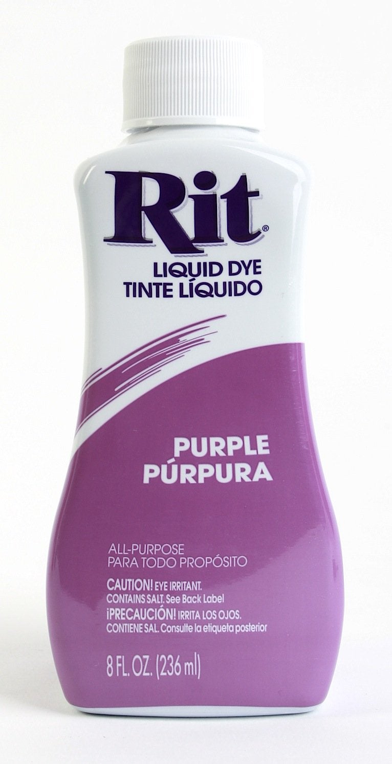 Rit Dye Liquid Dye, 8 fl oz, Purple, 3-Pack - Image 1
