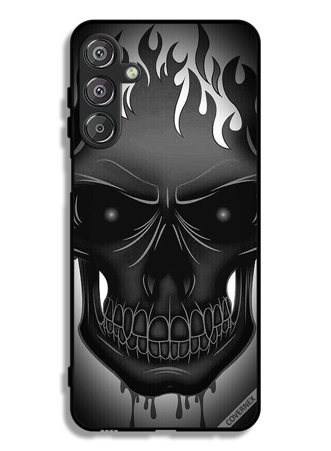 Covernex Samsung Galaxy M36 Protective Case Cover Skull Art - Image 1
