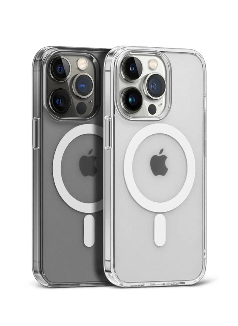 LEEKA iPhone 14 Pro Max Magsafe Compatible iPhone 14 Pro Max Full clear Phone Case, Ultra-Thin Anti-Fall Protection Anti-Scratch Anti-Yellow Silicone Protective Case for Magsafe Charger Cover  - Image 2