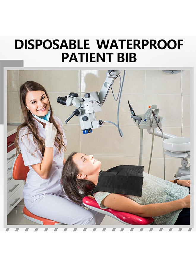 Depend Disposable Nail Art Table Towels 20Pcs, Disposable Dental Bibs Sheets Cloths, Waterproof Table Covers Clean Pad, 13" x 18" Dental Bibs, Dental Napkins For Pets Tray Covers, Black  - Image 3