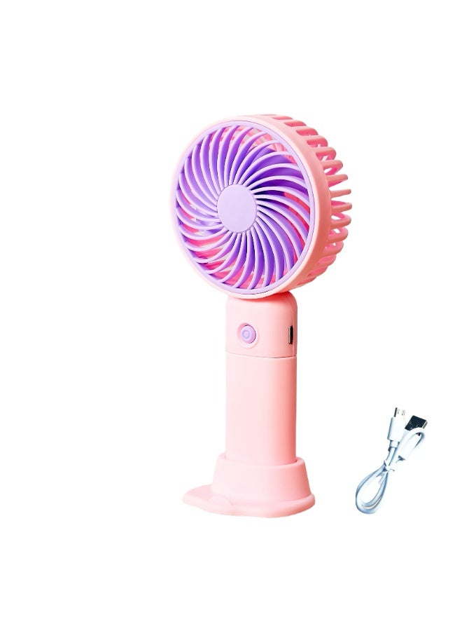 Nariele New Portable Mini USB Charging Handheld Fan Desktop Stand