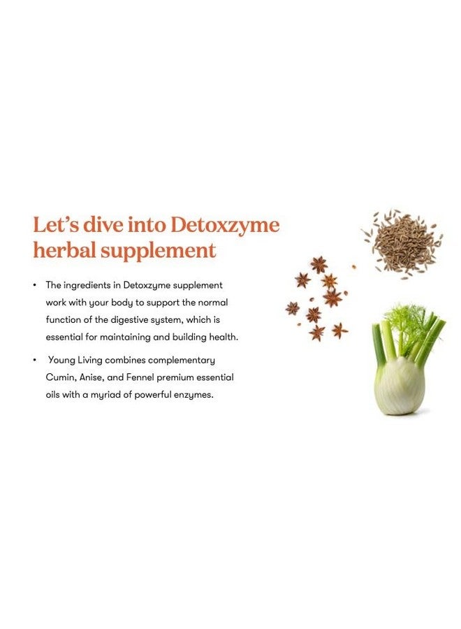 Young Living Detoxzyme 180 vegetarian caps .3 lb by Young Living Essential Oil - Image 4