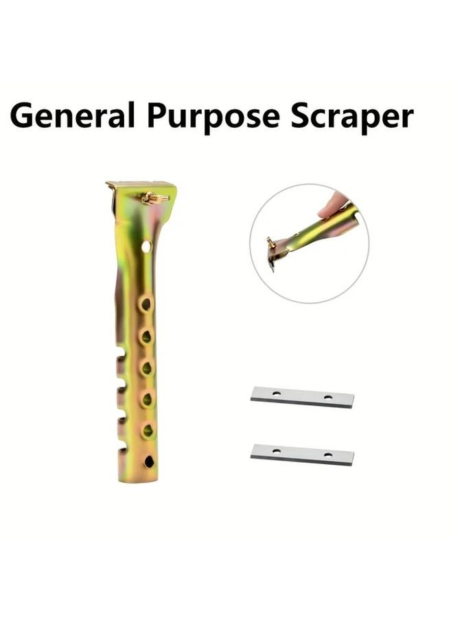 3pc PCAK Heavy Duty Carbide Scraper with Holder and 2 Blades for Paint Glue Removal - Image 2