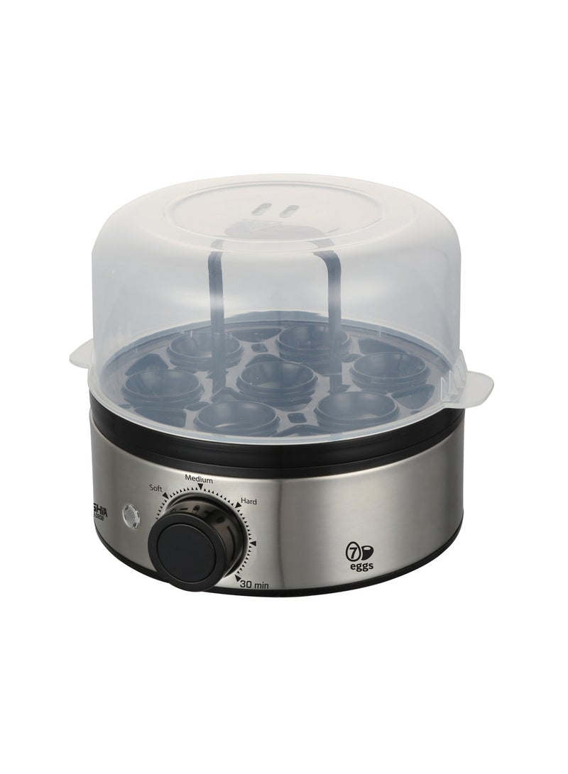 Arshia Egg Boiler – 7 Egg Capacity, 400W Electric Egg Cooker with 3 Hardness Settings & Intelligent Precision Cooking System (IPCS) - Image 2