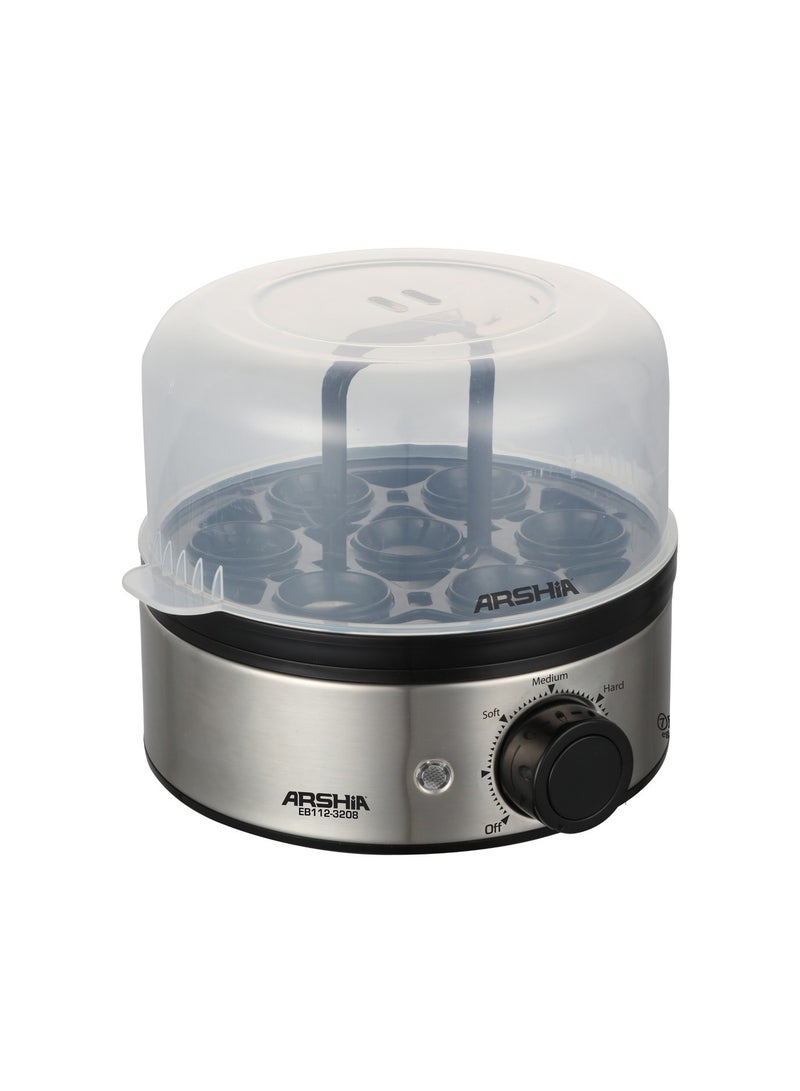Arshia Egg Boiler – 7 Egg Capacity, 400W Electric Egg Cooker with 3 Hardness Settings & Intelligent Precision Cooking System (IPCS) - Image 3