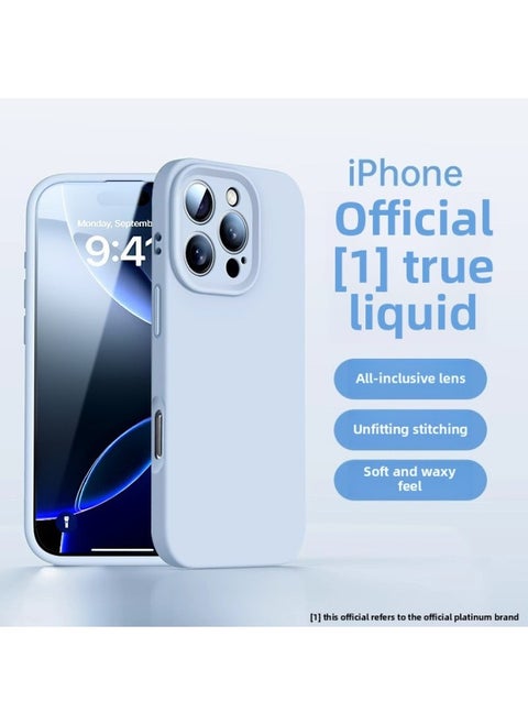 Premium Phone Case For Apple Liquid Silicone All-inclusive Lens Simple Protective Case Multiple Models Available