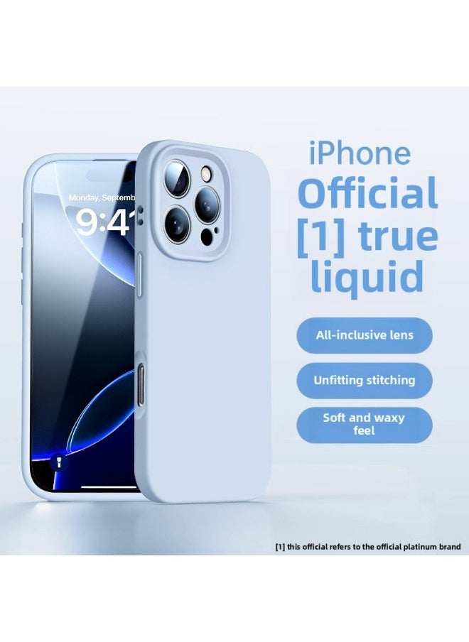 Premium Phone Case For Apple Liquid Silicone All-inclusive Lens Simple Protective Case Multiple Models Available