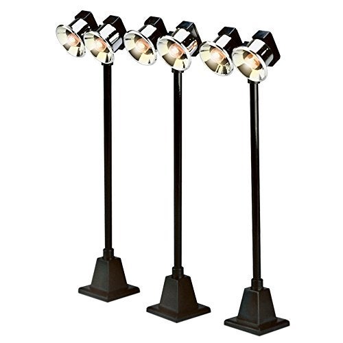 Lionel Black #65 Yard Lights 3-Pack Model Train Accessory - Image 5