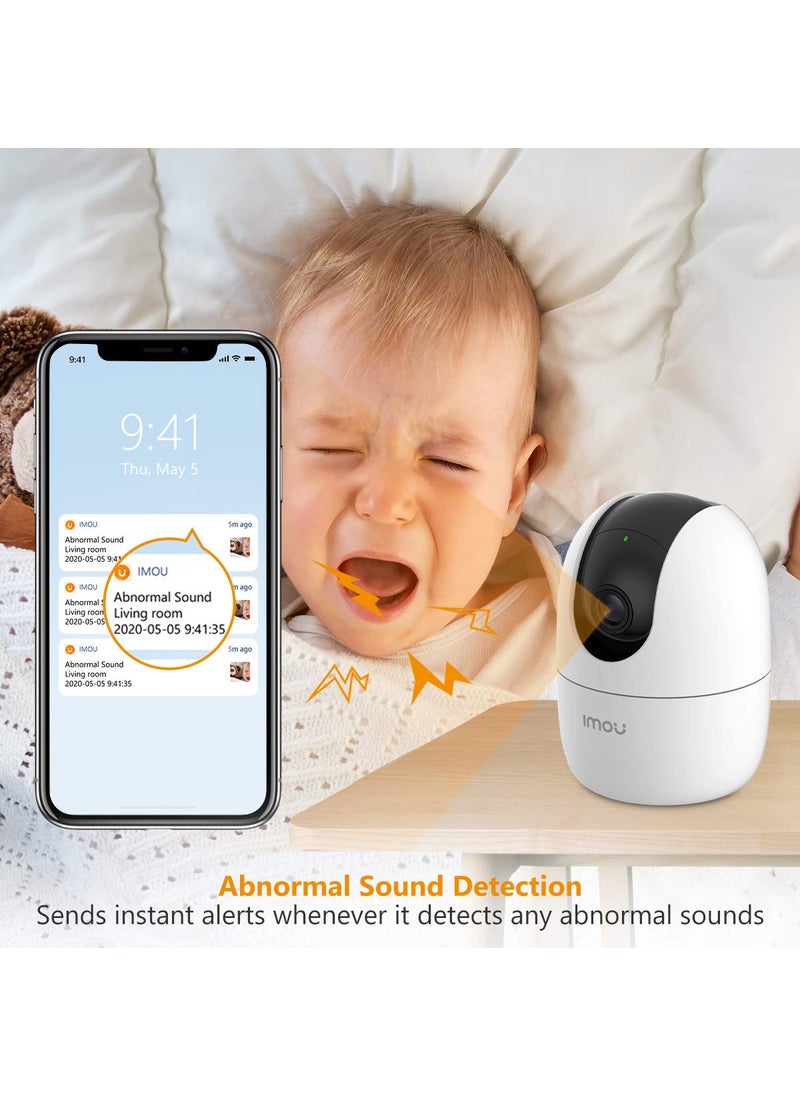 Imou 360° 1080P Full HD Security Camera, Human Detection, Motion Tracking, 2-Way Audio, Night Vision