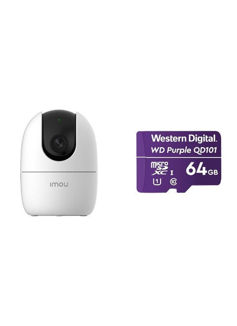 Imou 360° 1080P Full HD Security Camera, Human Detection, Motion Tracking, 2-Way Audio, Night Vision