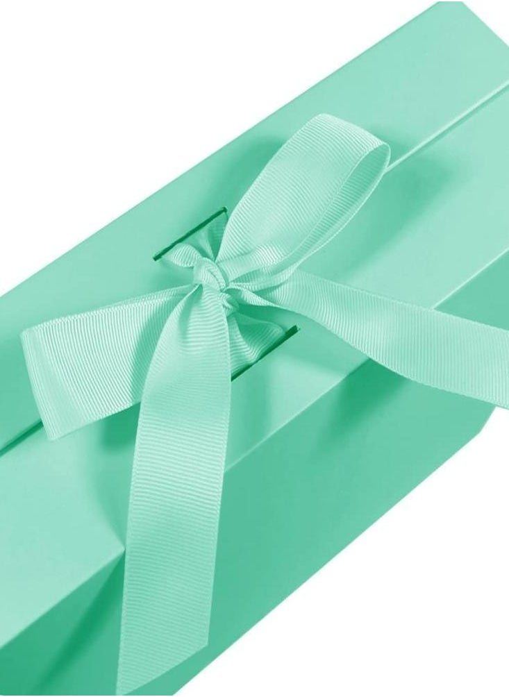 Oasisgalore 26X19X8 cm Green Gift Box with Lid for Presents  - Image 3