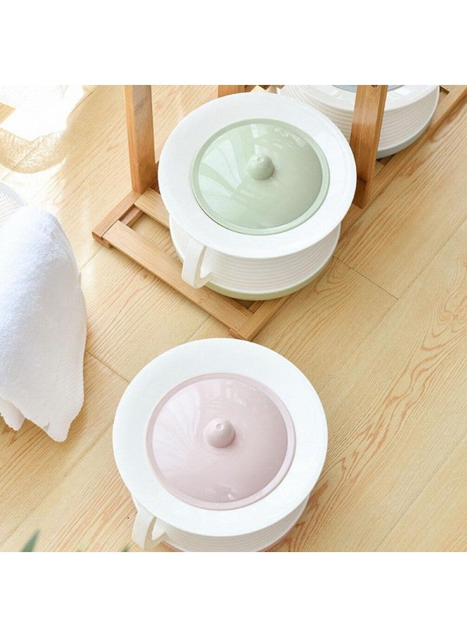 Cabilock Chamber Pot Plastic Urinal Bottle Spittoon Urine Pots Potty Pee Bucket Bedside Urinal Chamber Pots Toilets Pee Container with Lid Plastic Spittoon Urine Pot Potty Pee Bucket Portable Toilet Urinal - Image 3