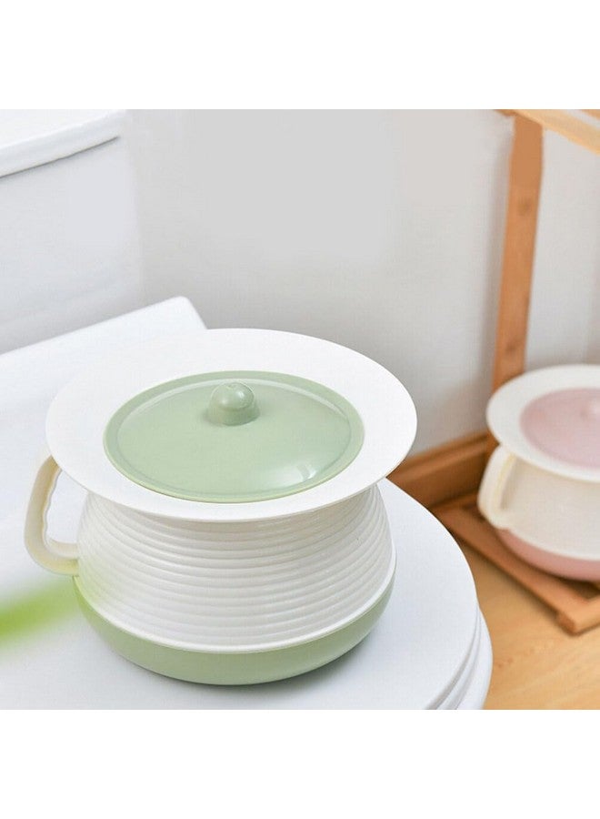 Cabilock Chamber Pot Plastic Urinal Bottle Spittoon Urine Pots Potty Pee Bucket Bedside Urinal Chamber Pots Toilets Pee Container with Lid Plastic Spittoon Urine Pot Potty Pee Bucket Portable Toilet Urinal - Image 5