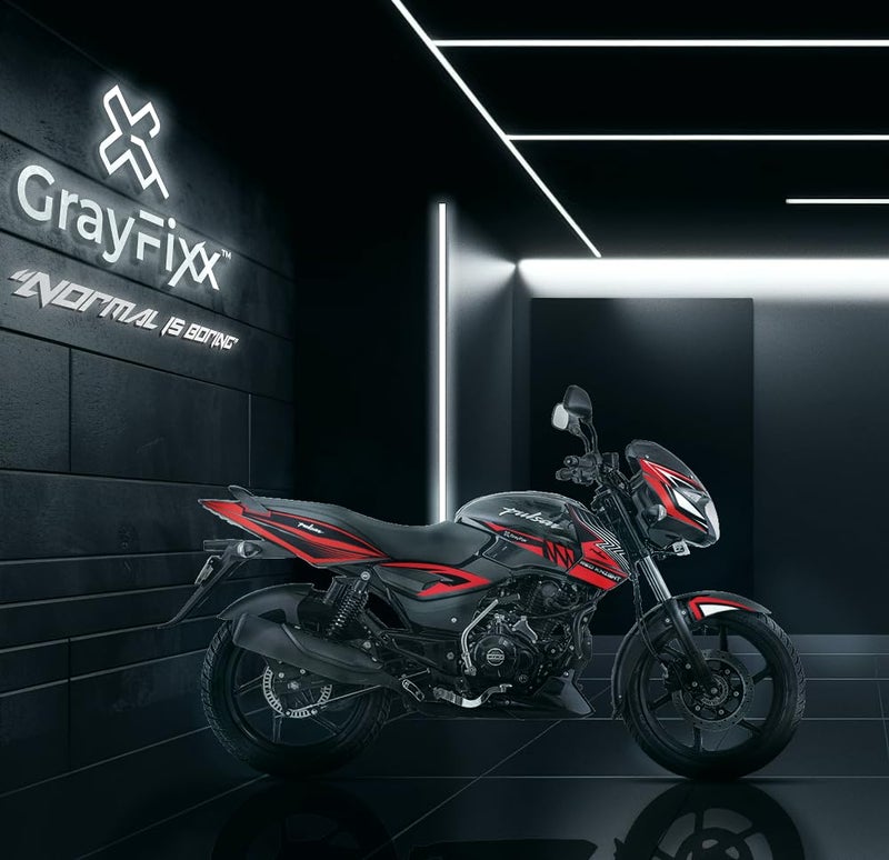 Grayfixx Red Knight Edition Sticker for Pulsar 125/150/180 | Printed in Premium Gloss Vinly with FPF(Fade Protection Film), Water Proof, Precut Sticker, Pack of 1 for Both Side - Image 2